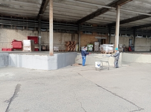 На территории складского комплекса «МОССАХАР» отремонтирован грузовой пандус