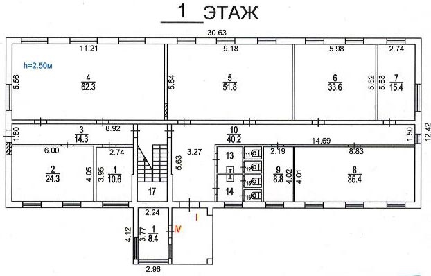 Поэтажный план – офисный комплекс на улице Рябиновая, дом 65, строение 6